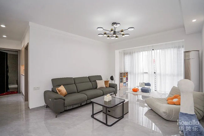 105㎡四居，高檔且實用的簡約主題，體驗寬敞舒心的現(xiàn)代生活